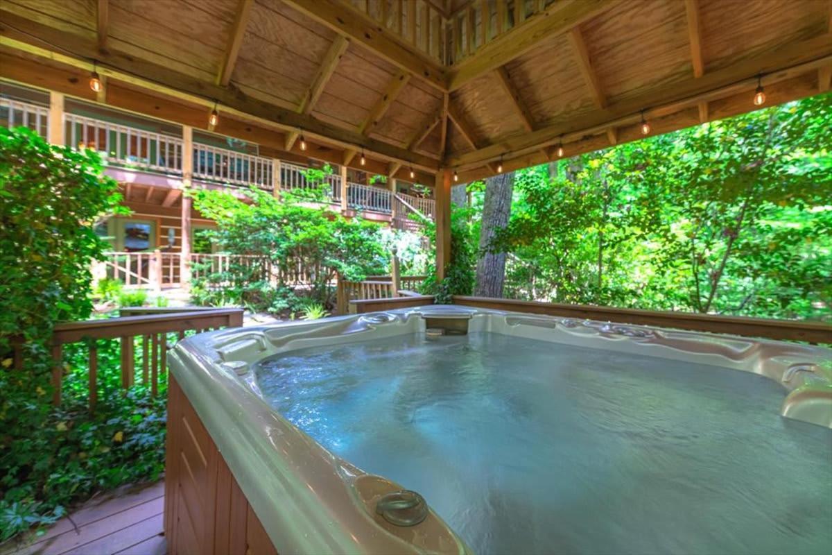 Villa Waterfront Mountain Cabin With Hot Tub Blue Ridge Exterior foto