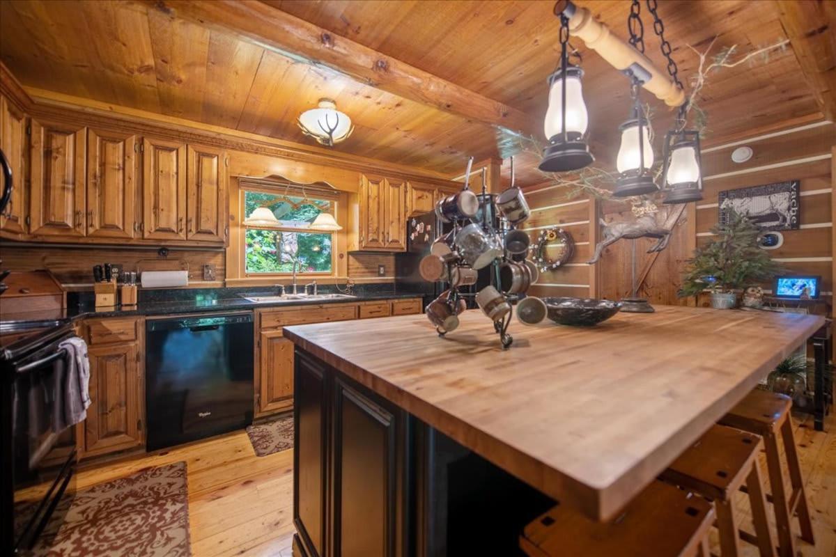 Villa Waterfront Mountain Cabin With Hot Tub Blue Ridge Exterior foto