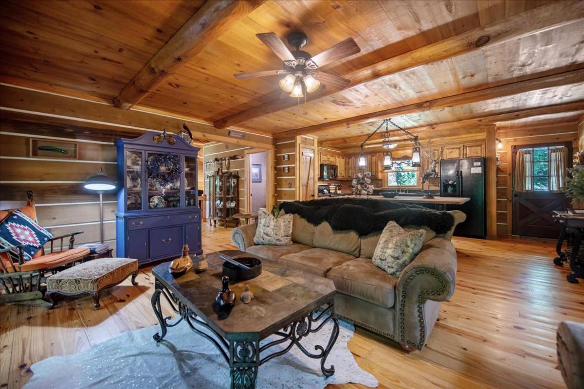 Villa Waterfront Mountain Cabin With Hot Tub Blue Ridge Exterior foto