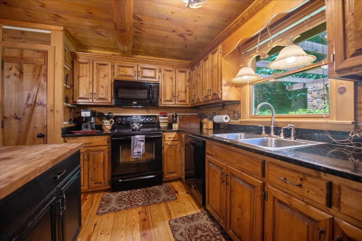 Villa Waterfront Mountain Cabin With Hot Tub Blue Ridge Exterior foto