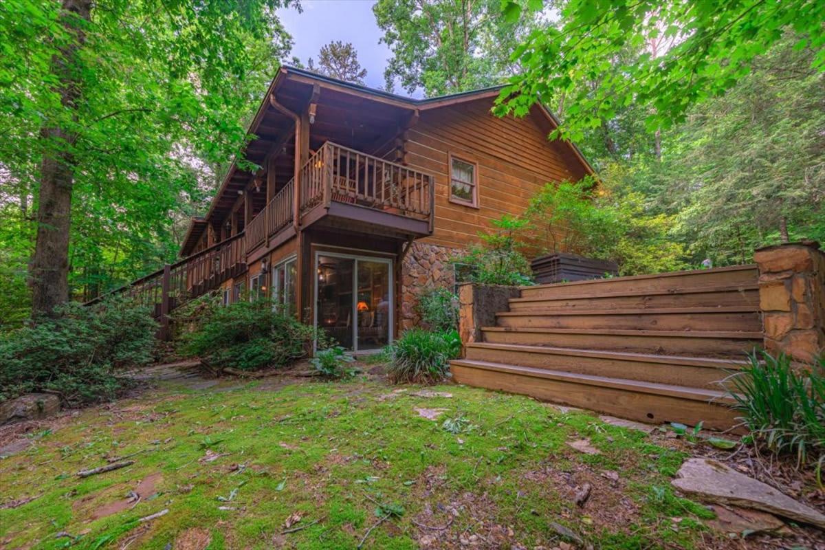 Villa Waterfront Mountain Cabin With Hot Tub Blue Ridge Exterior foto