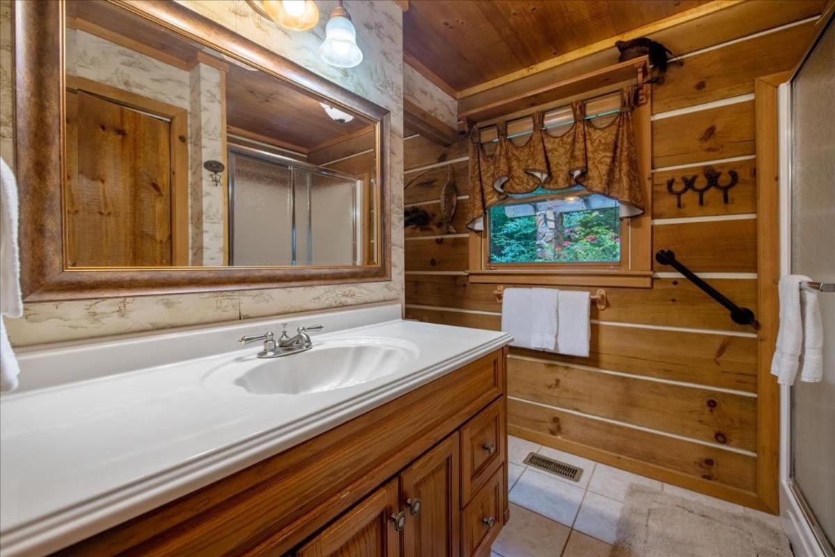 Villa Waterfront Mountain Cabin With Hot Tub Blue Ridge Exterior foto