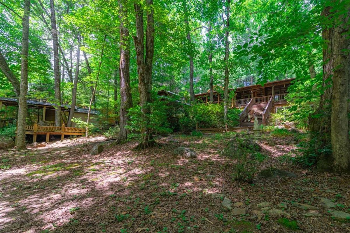 Villa Waterfront Mountain Cabin With Hot Tub Blue Ridge Exterior foto
