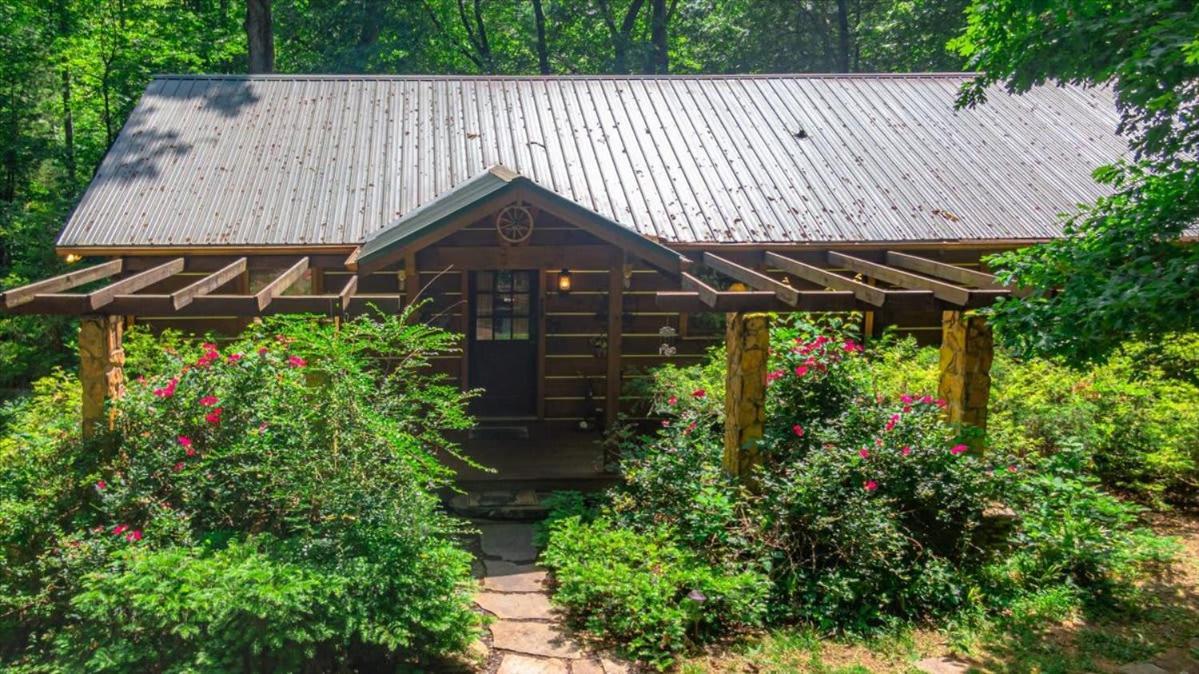 Villa Waterfront Mountain Cabin With Hot Tub Blue Ridge Exterior foto