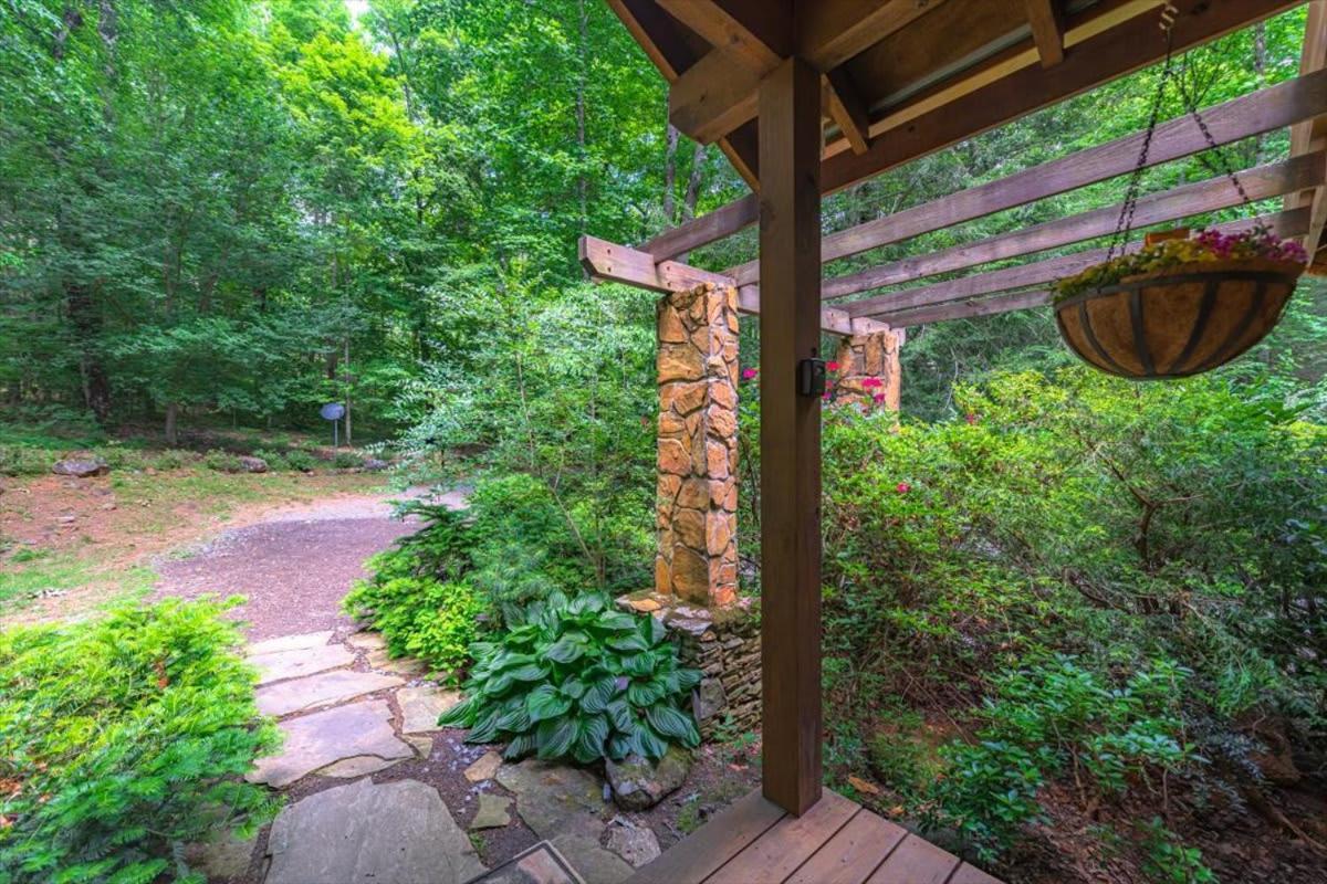 Villa Waterfront Mountain Cabin With Hot Tub Blue Ridge Exterior foto