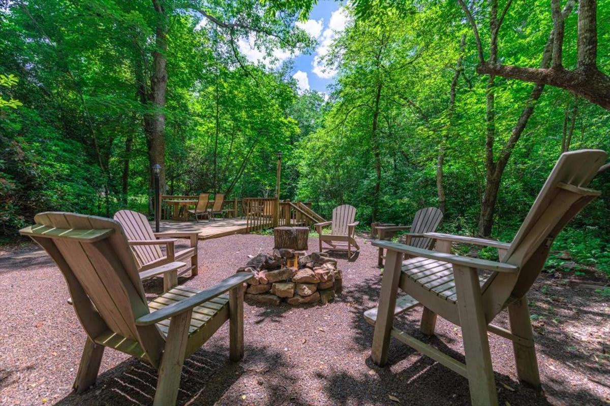 Villa Waterfront Mountain Cabin With Hot Tub Blue Ridge Exterior foto