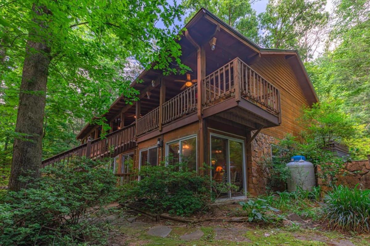 Villa Waterfront Mountain Cabin With Hot Tub Blue Ridge Exterior foto