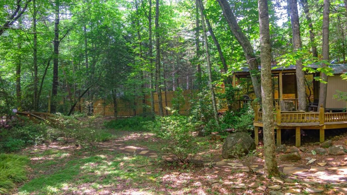Villa Waterfront Mountain Cabin With Hot Tub Blue Ridge Exterior foto