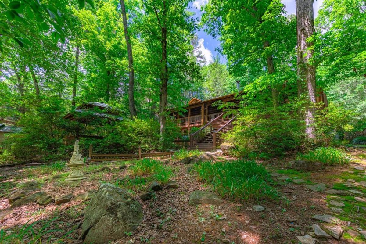 Villa Waterfront Mountain Cabin With Hot Tub Blue Ridge Exterior foto