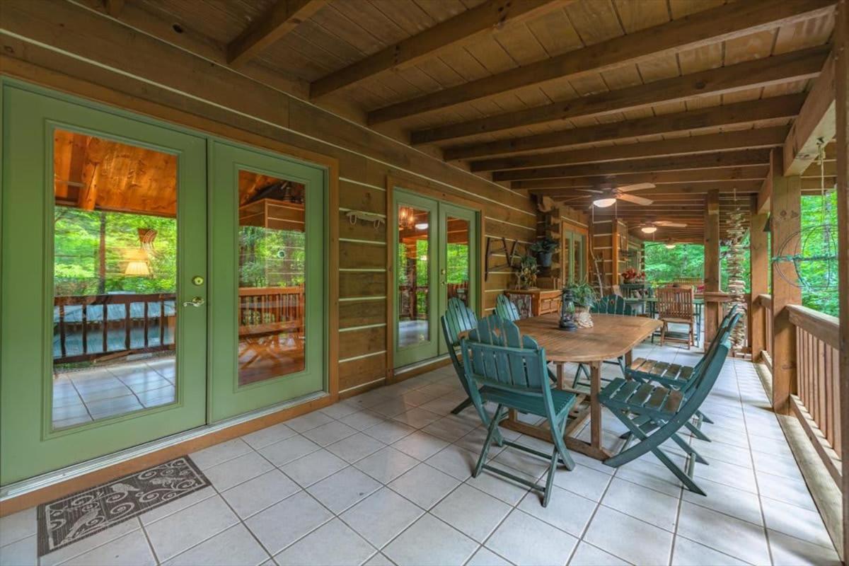 Villa Waterfront Mountain Cabin With Hot Tub Blue Ridge Exterior foto